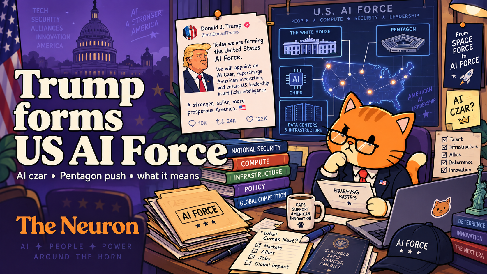 US President Trump to Create AI Force
